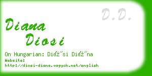diana diosi business card